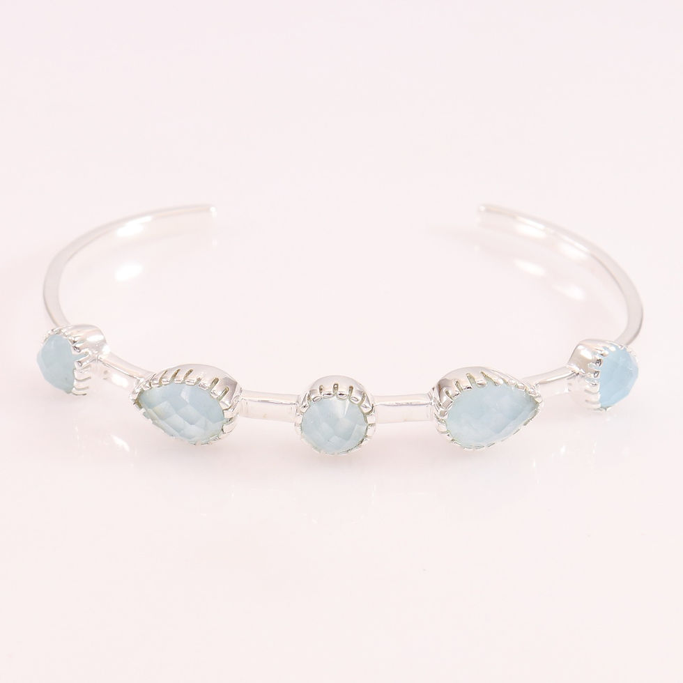 Miniaturbild: Iolith & Aquamarin Silber