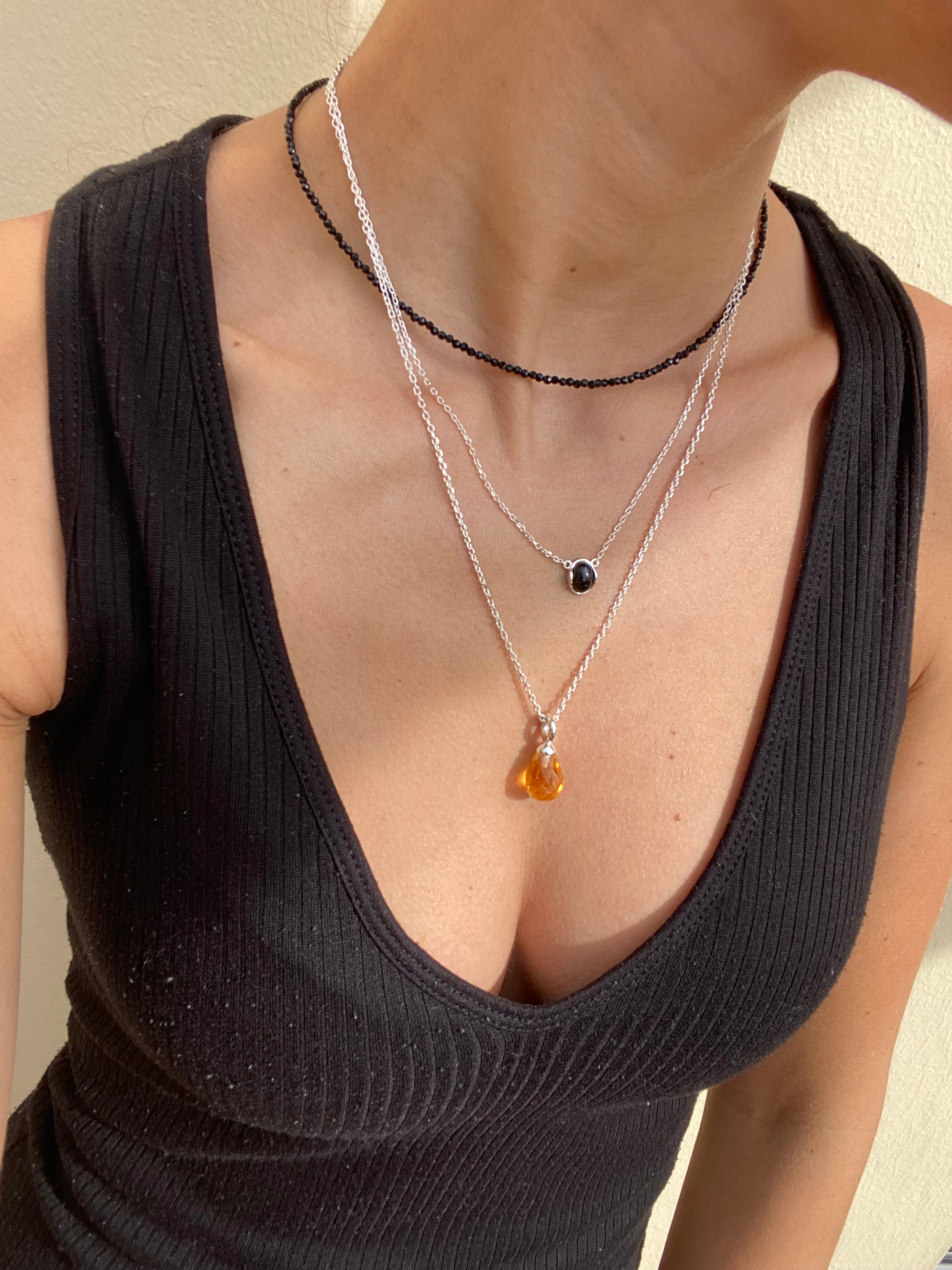 schwarzer Turmalin & Citrin