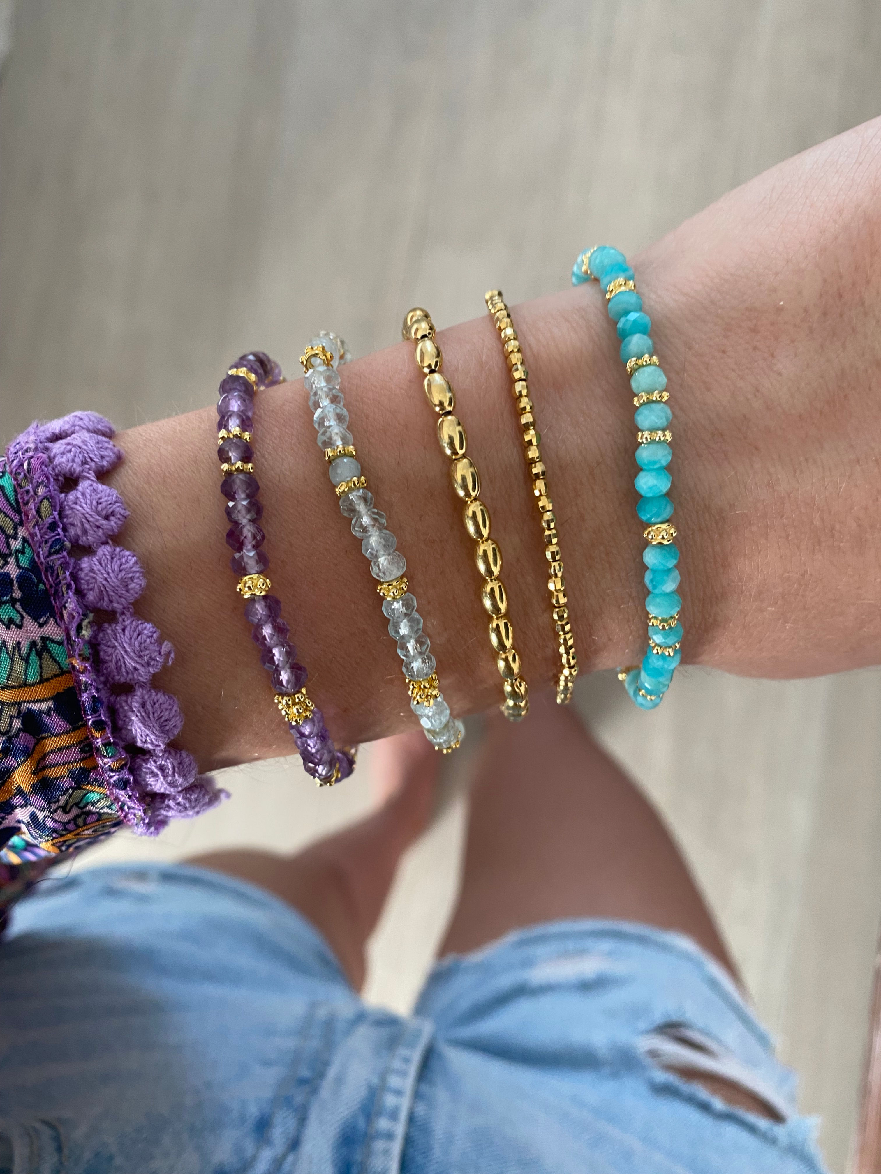 Amazonit, Aquamarin & Amethyst