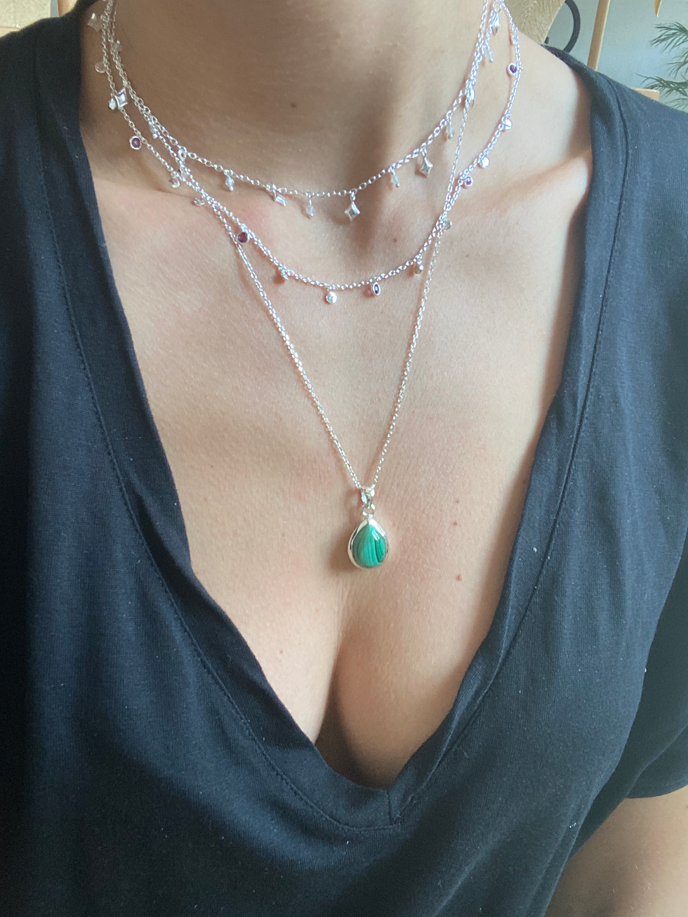Miniaturbild: Malachit, Larimar & Amazonit
