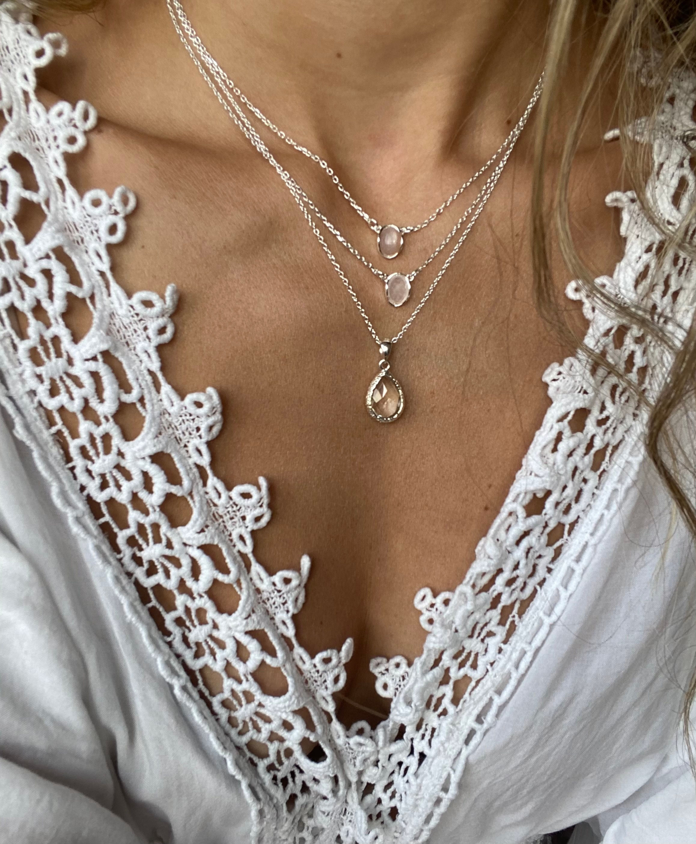 Bergkristall, Mondstein & Rosenquarz