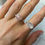 Miniaturbild: Mondstein Ring Gold und Silber