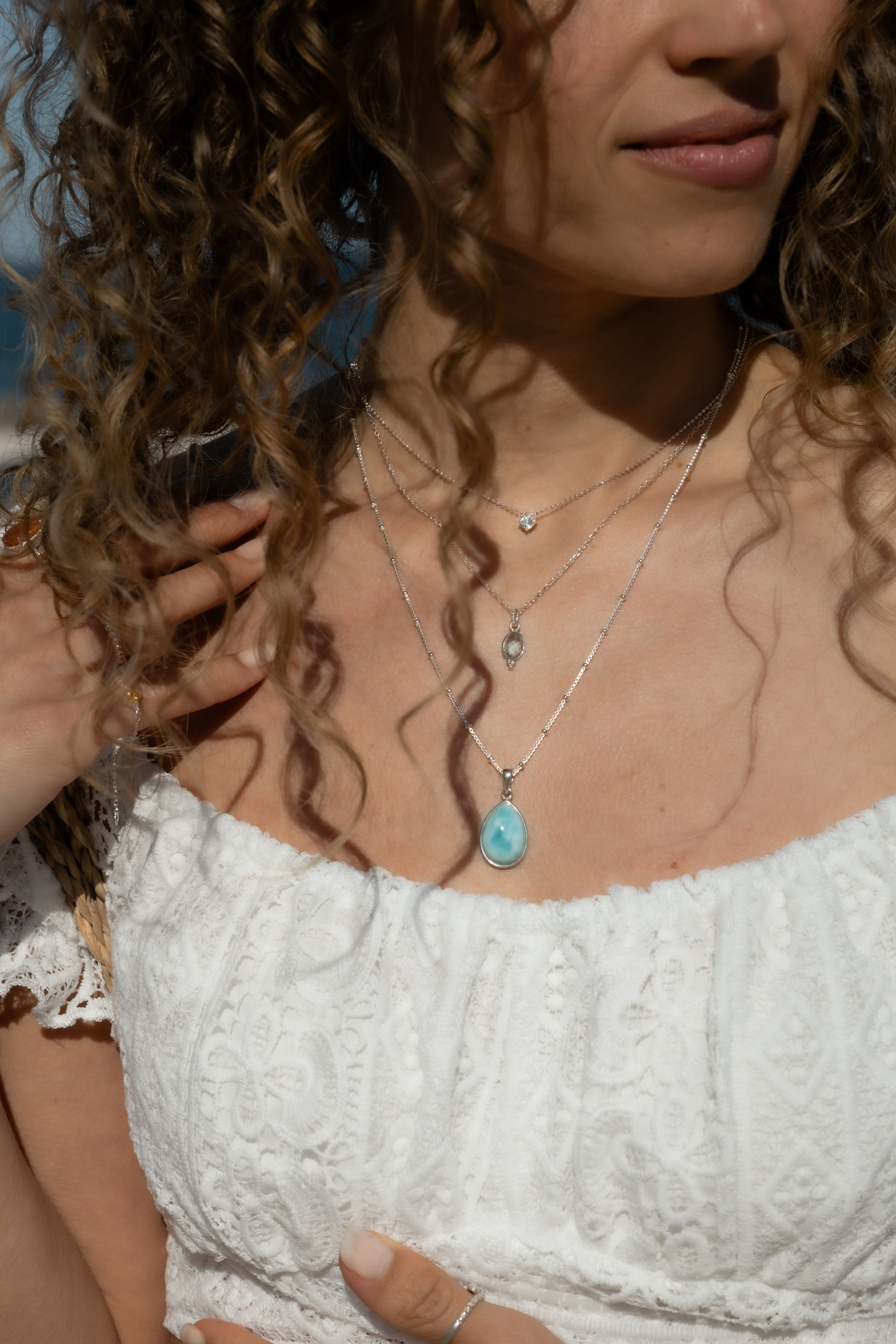 Larimar, Topas & Aquamarin