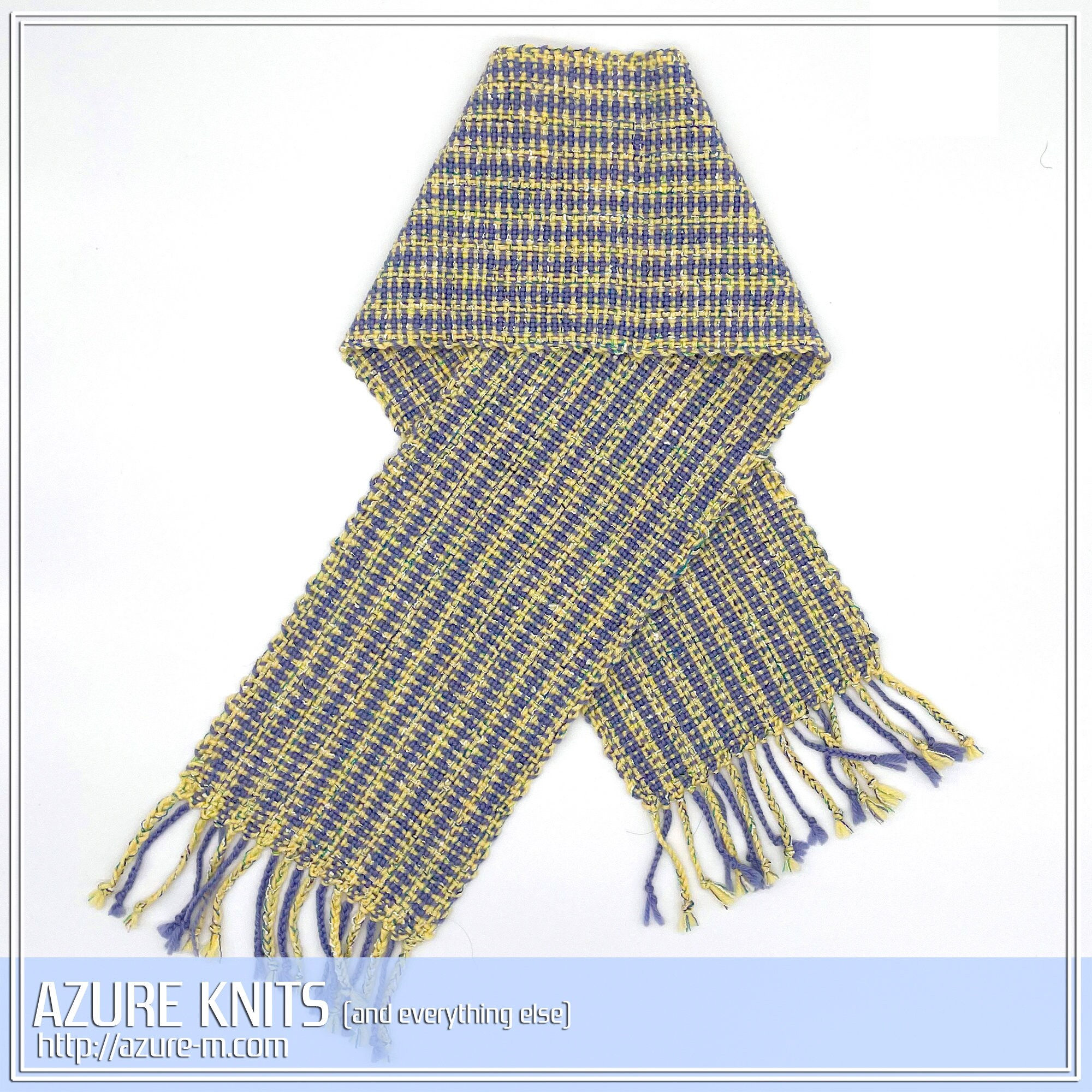 Flip - Reversible Handwoven scarf