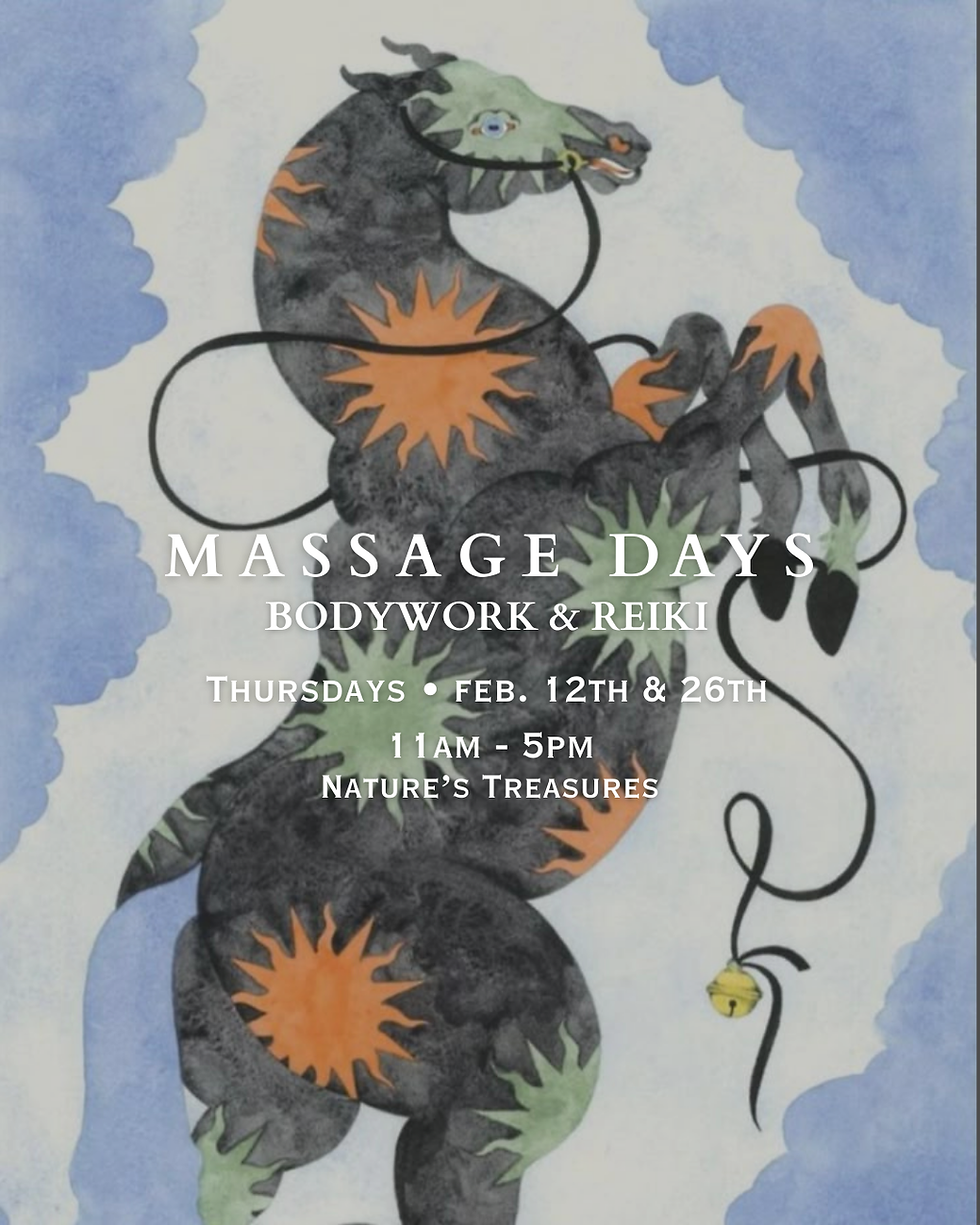 Massage Days: 2/12 & 2/26