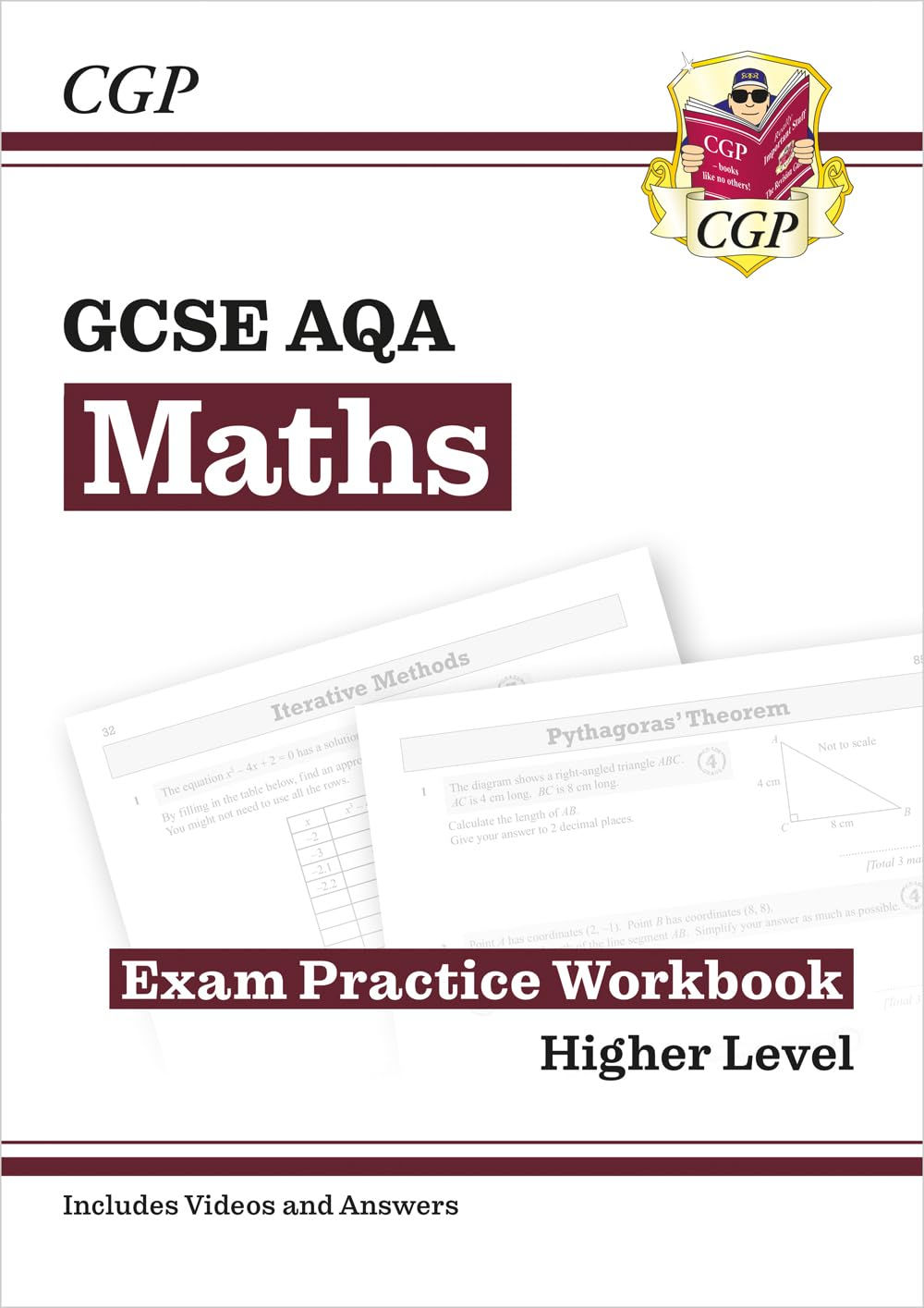 GCSE Maths AQA Exam Practice Workbook: Higher - includes Video Solutions and An