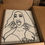 Thumbnail: Cardi B 1 Pre Drawn Canvas for Painting, Sip and Paint Canvas