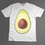 Thumbnail: Avocado / Pop Art T-Shirt in Black and White