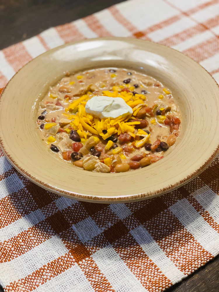 Cream Cheese Chicken Chili
