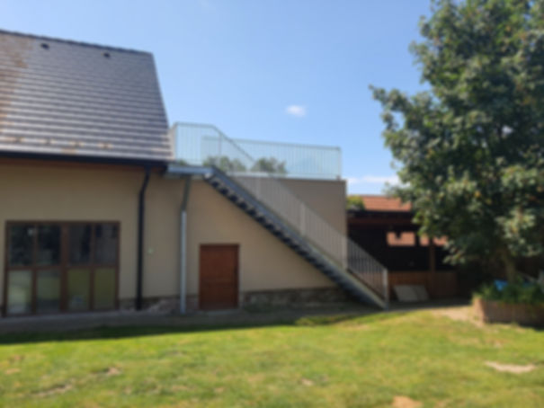 Schodiště ocelové Fe Zn - pozinované