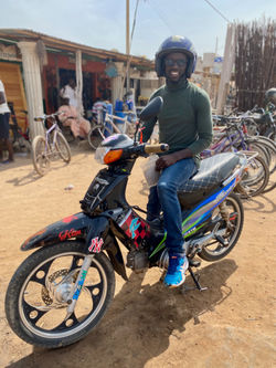 Lamin's new mode of transport 2019