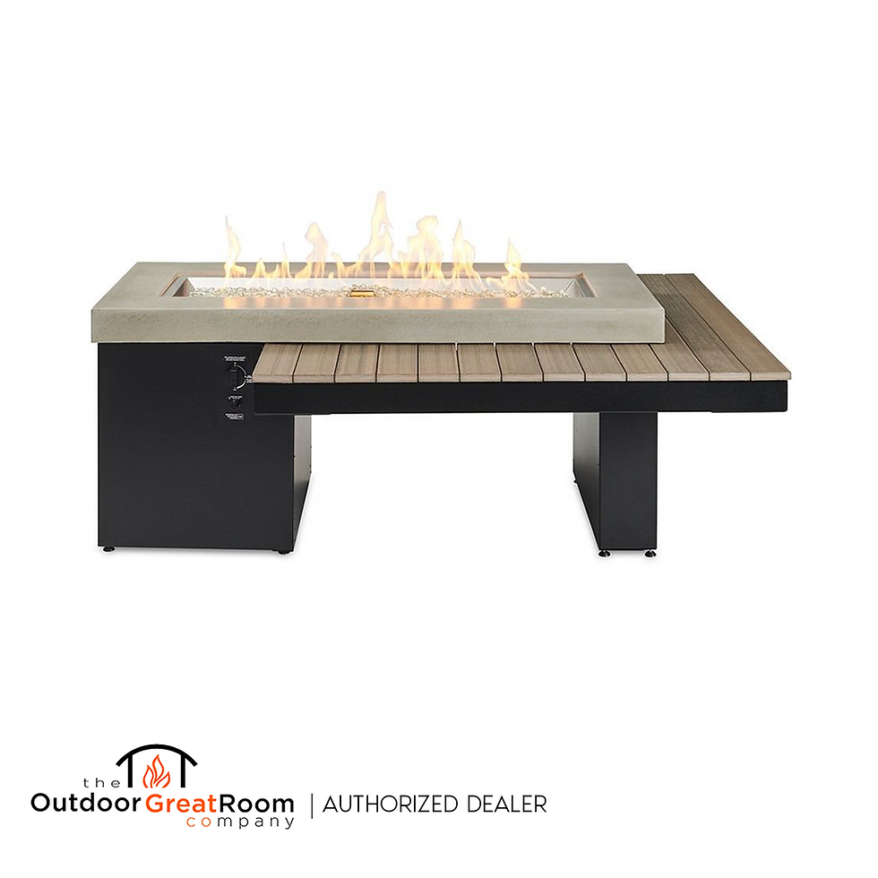 Thumbnail: Uptown Coastal Grey 64.5" Linear Gas Fire Pit Table