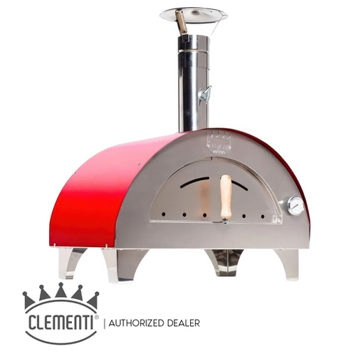 Clementi Pizza Oven 60 x 40 cm - Red | NorthATLFireplace