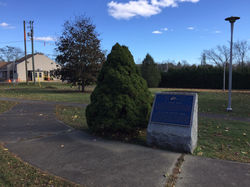 CHRS Plaque at Milltown Border Crossing Park