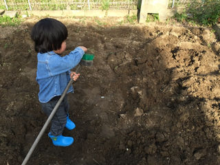 "畑仕事"。
