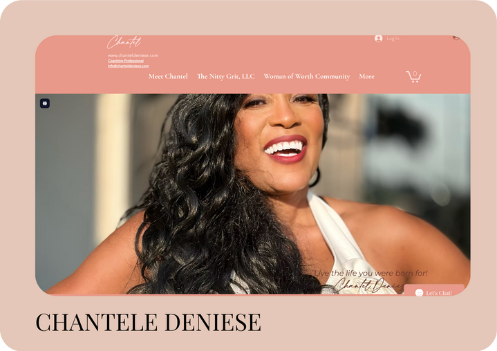 Chantel Deniese Motivational Website