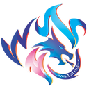 BeWIXed Web Design Company logo with blue and red dragon saying webzilla designs