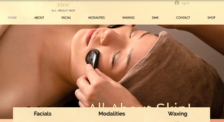 tara marie skincare webdesign template