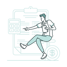 Illustration of our account management, one of our B2B services.