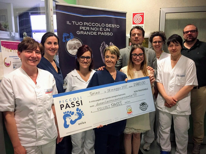 Bardonecchia dona 3.000€ ai bimbi del Sant'Anna