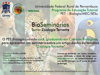 Nova data do BioSeminários