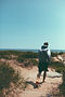 Man Walking Beach