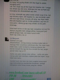 sebagian kesaksian pasien toko aura