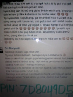 sebagian kesaksian pasien toko aura