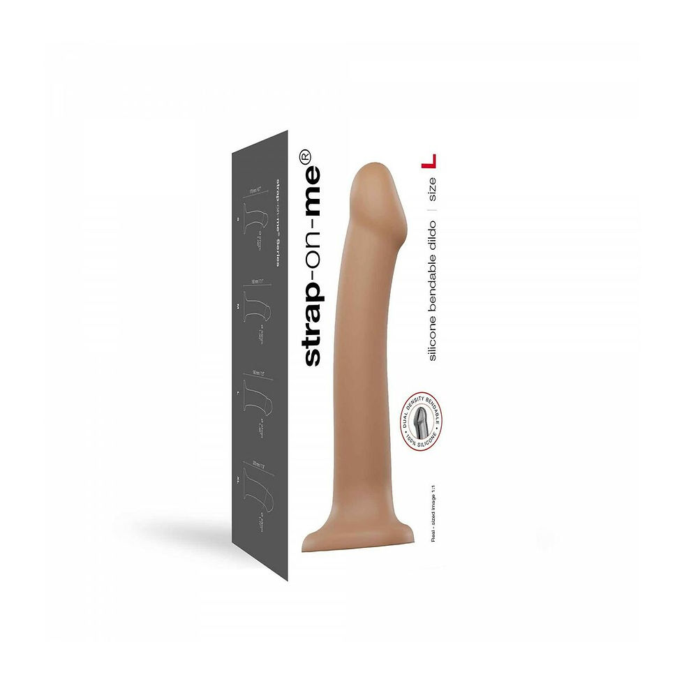 Miniaturbild: Dildo Strap-on-me Caramel L