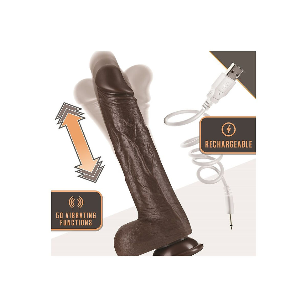 Miniaturbild: Natürliches Dildo Blush Dr Skin Silikon ABS Ø 4 cm (16,4 cm)