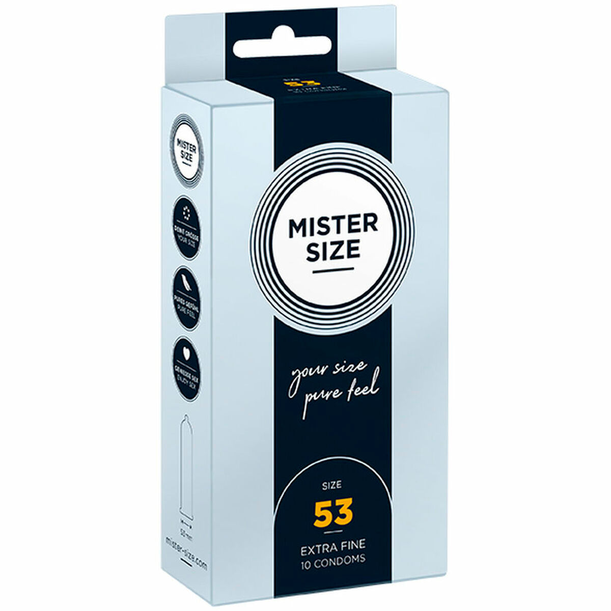 Kondome Mister Size Extrafein (53 mm)