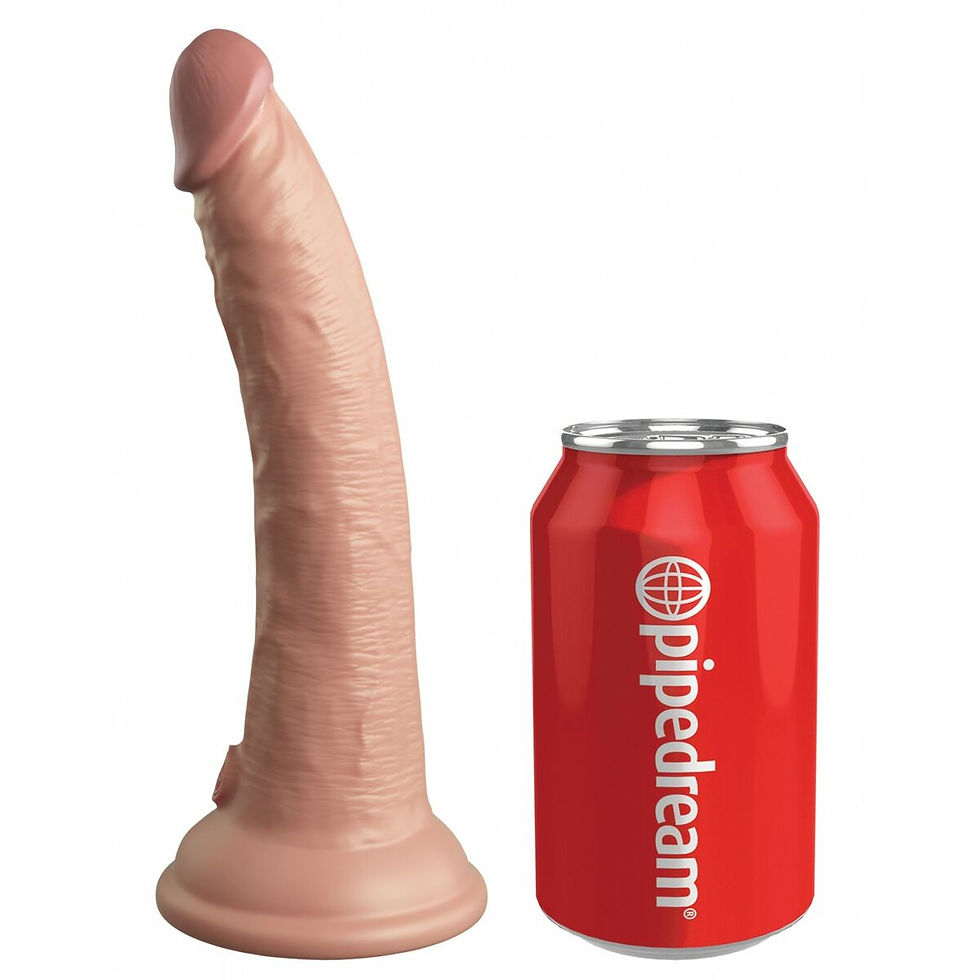 Miniaturbild: Natürliches Dildo Pipedream - King Cock Silikon