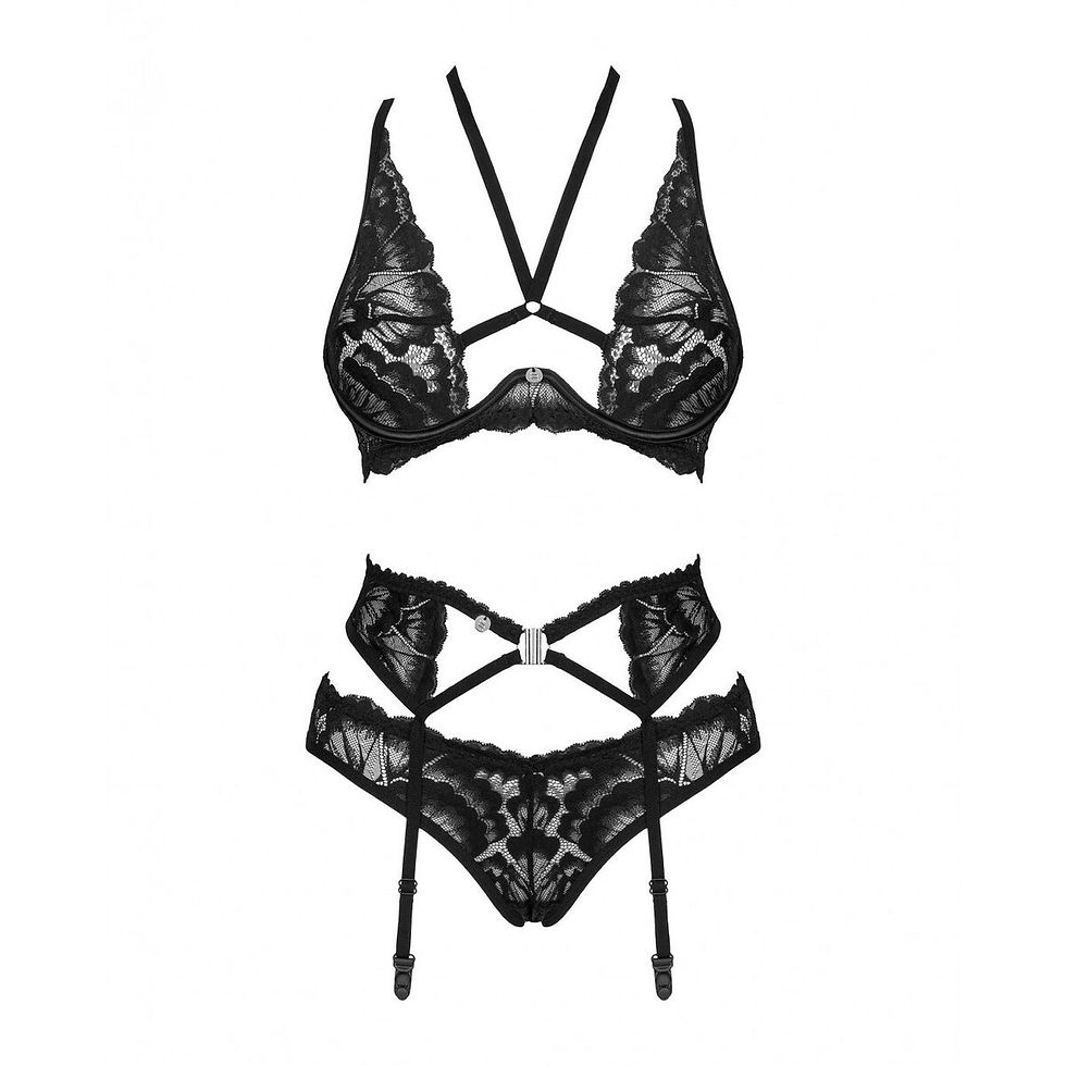 Miniaturbild: Unterwäsche-Set Obsessive Alessya Schwarz XS/S