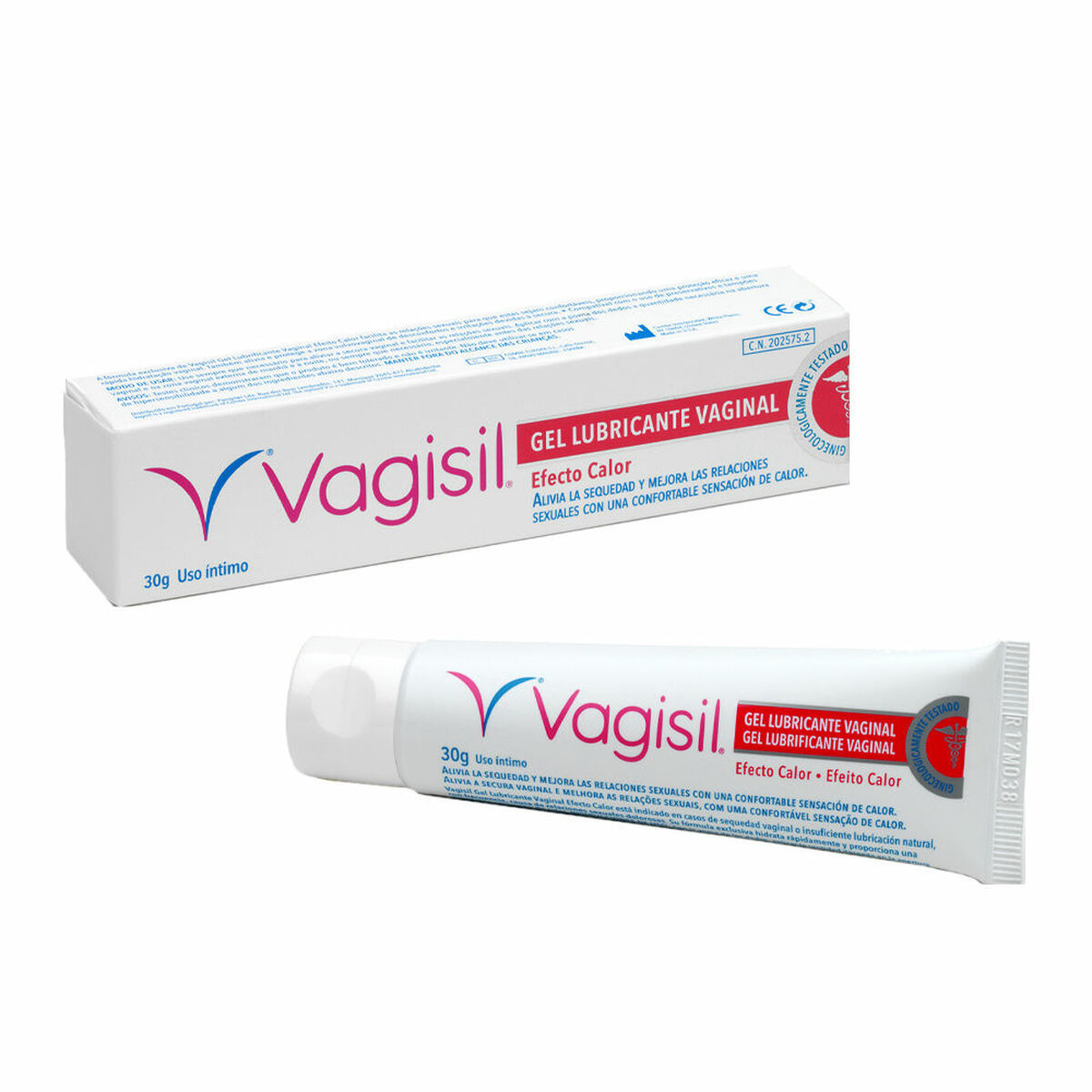 Orgasmusverstärker Vagisil Gel Lubricante 30 g Wärmeeffekt Stimulationsgel