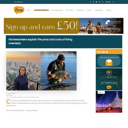 Press: Homeworkers explain the pros and cons of living overseas, Travel Gossip