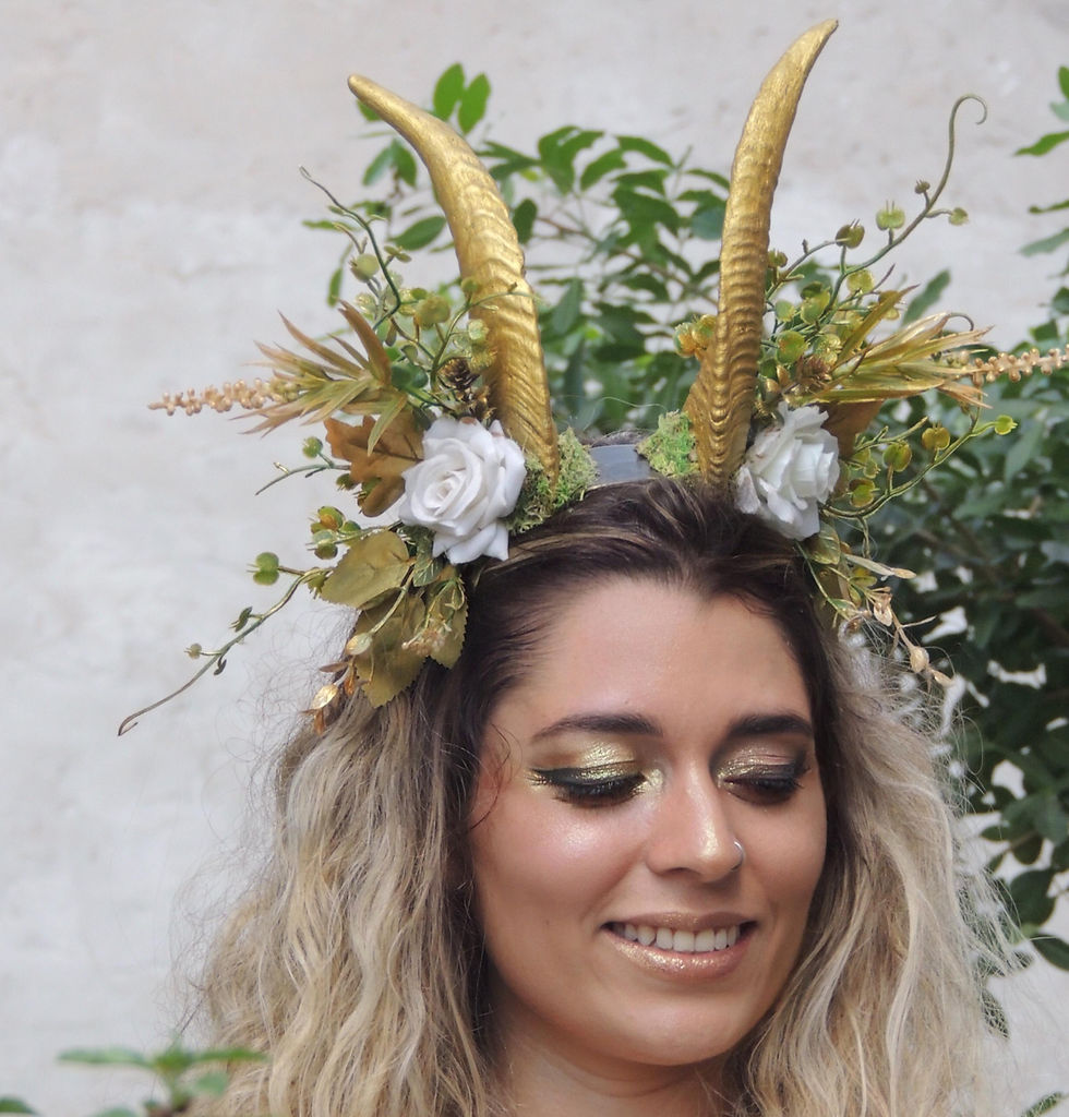 Miniatura: Tiara de chifres - Druid