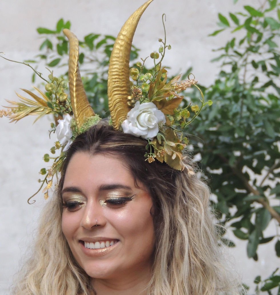 Miniatura: Tiara de chifres - Druid