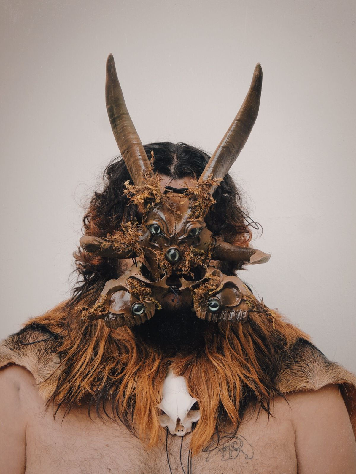 Máscara de osso - The Horned One