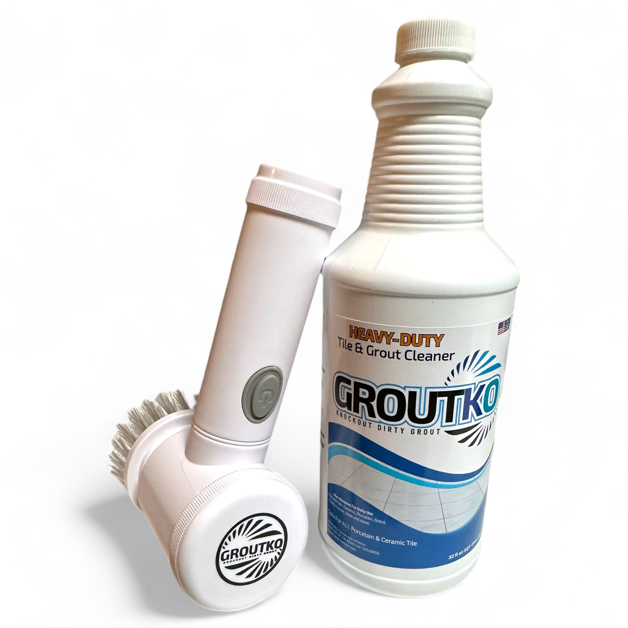 Heavy-Duty Tile and Grout Cleaner with Electric Cleaning Brush