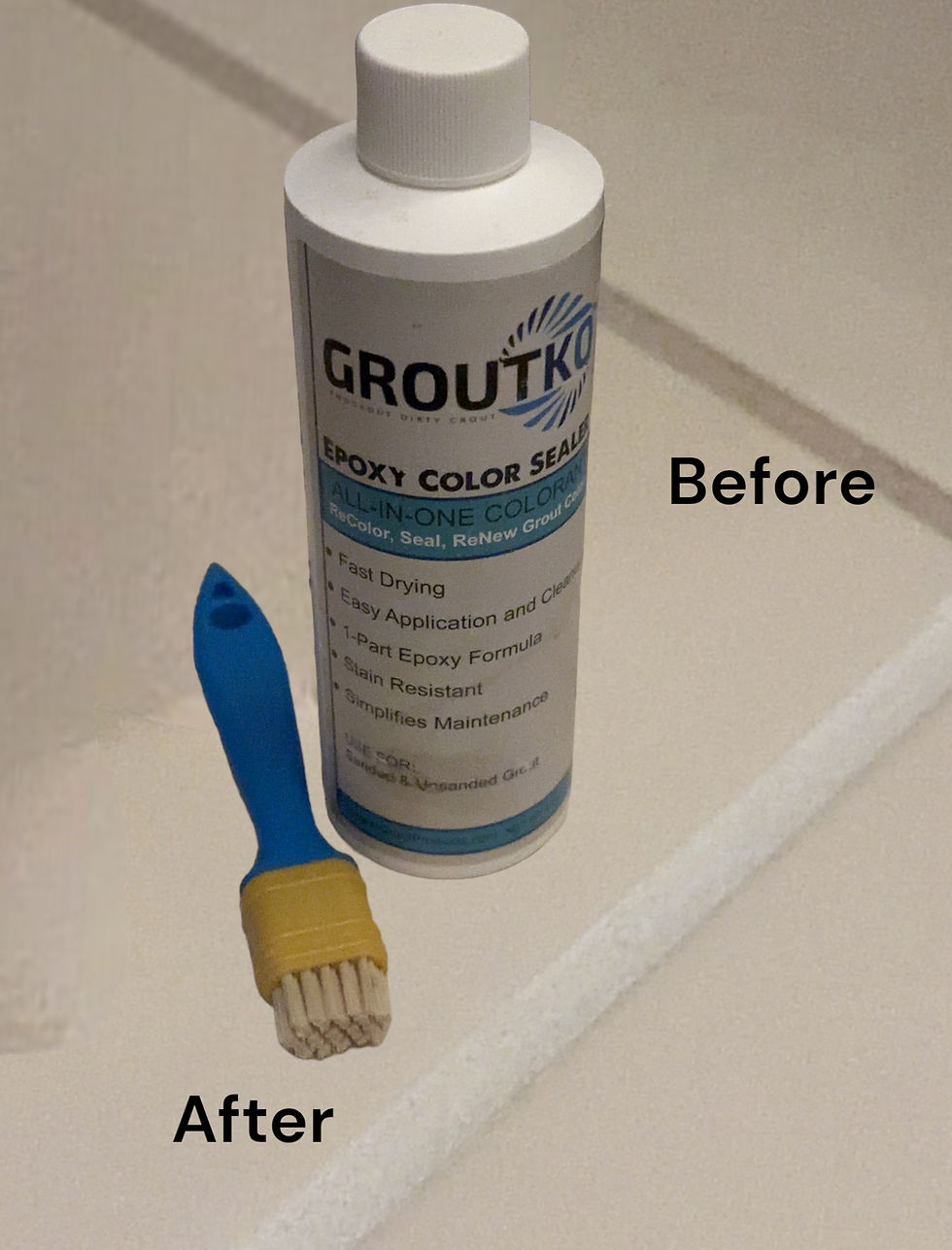 Thumbnail: Groutko Epoxy color Sealer and applicator brush