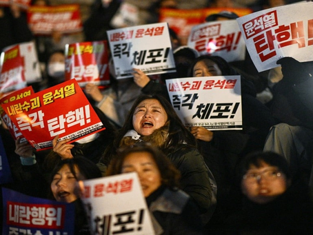 Crise na Coreia do Sul: Quando a maquiagem derrete com o calor