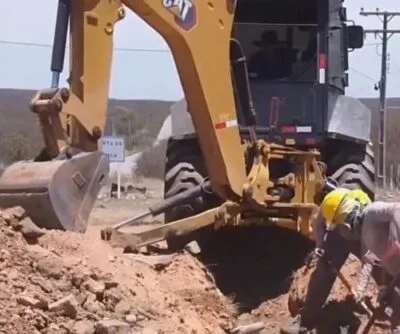 Obra da Adutora do Pajeú que levará água para a Paraíba avança