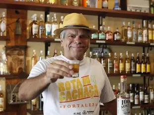 Seu Altino na Embaixada da Cachaça
