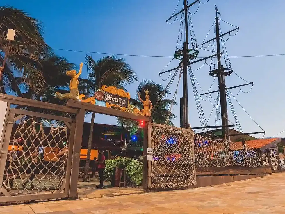 Faxada do Pirata Bar em Fortaleza