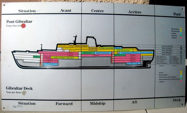Pont Gibraltar Sign (faces left)