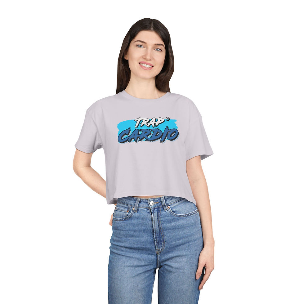 Thumbnail: Trap Cardio Classic Logo | Women’s Crop Tee