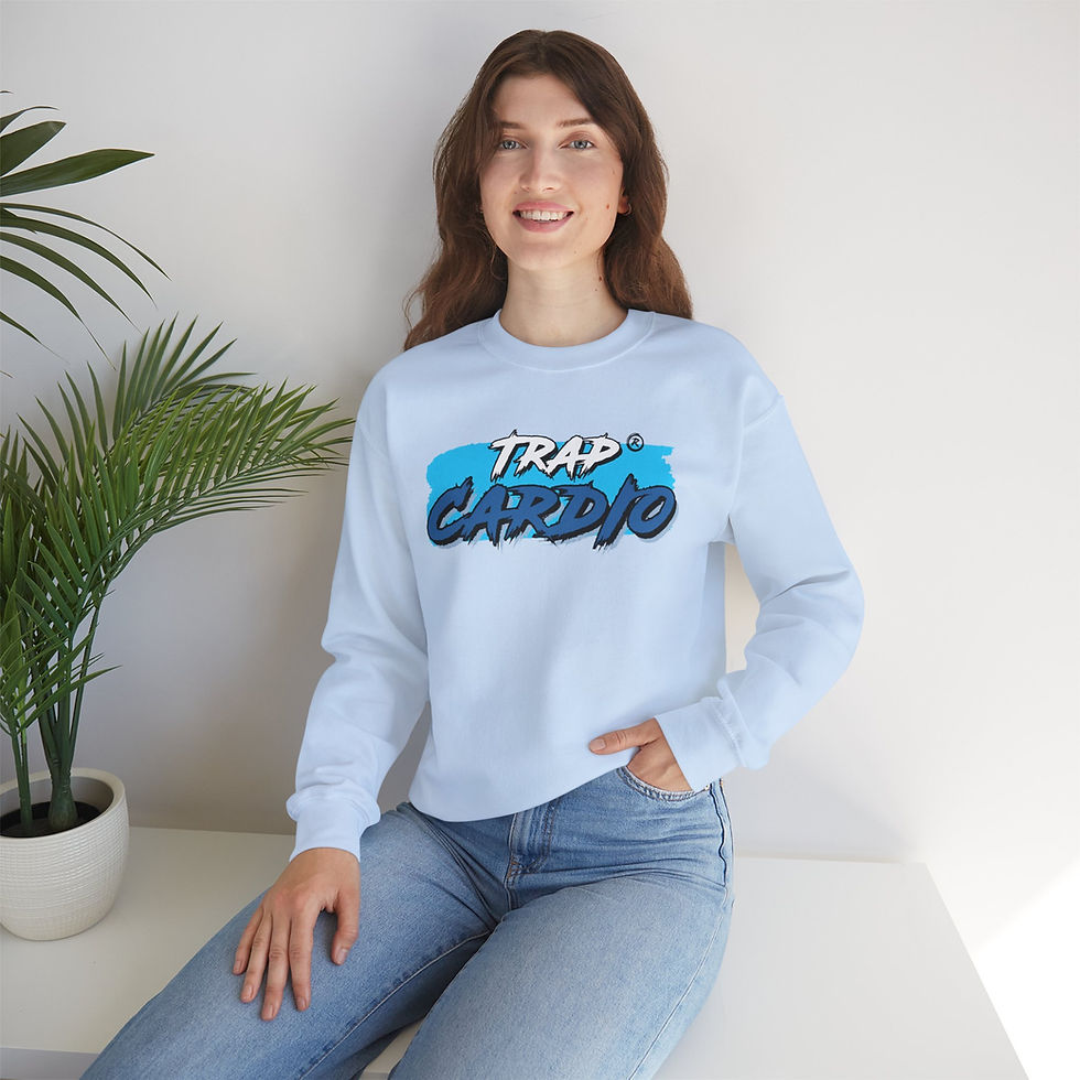Thumbnail: Trap Cardio Classic Logo | Unisex Crewneck Sweatshirt
