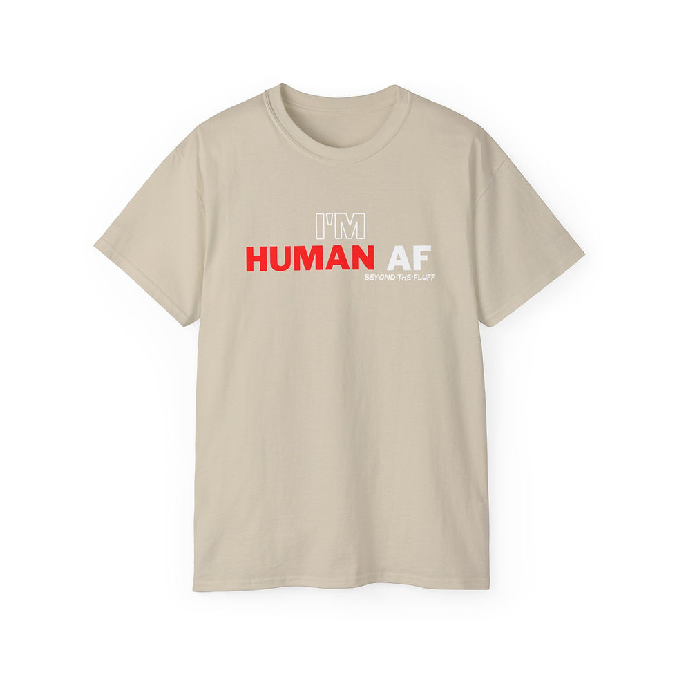 Thumbnail: I'm Human AF (Red/White) | Unisex Ultra Cotton Tee