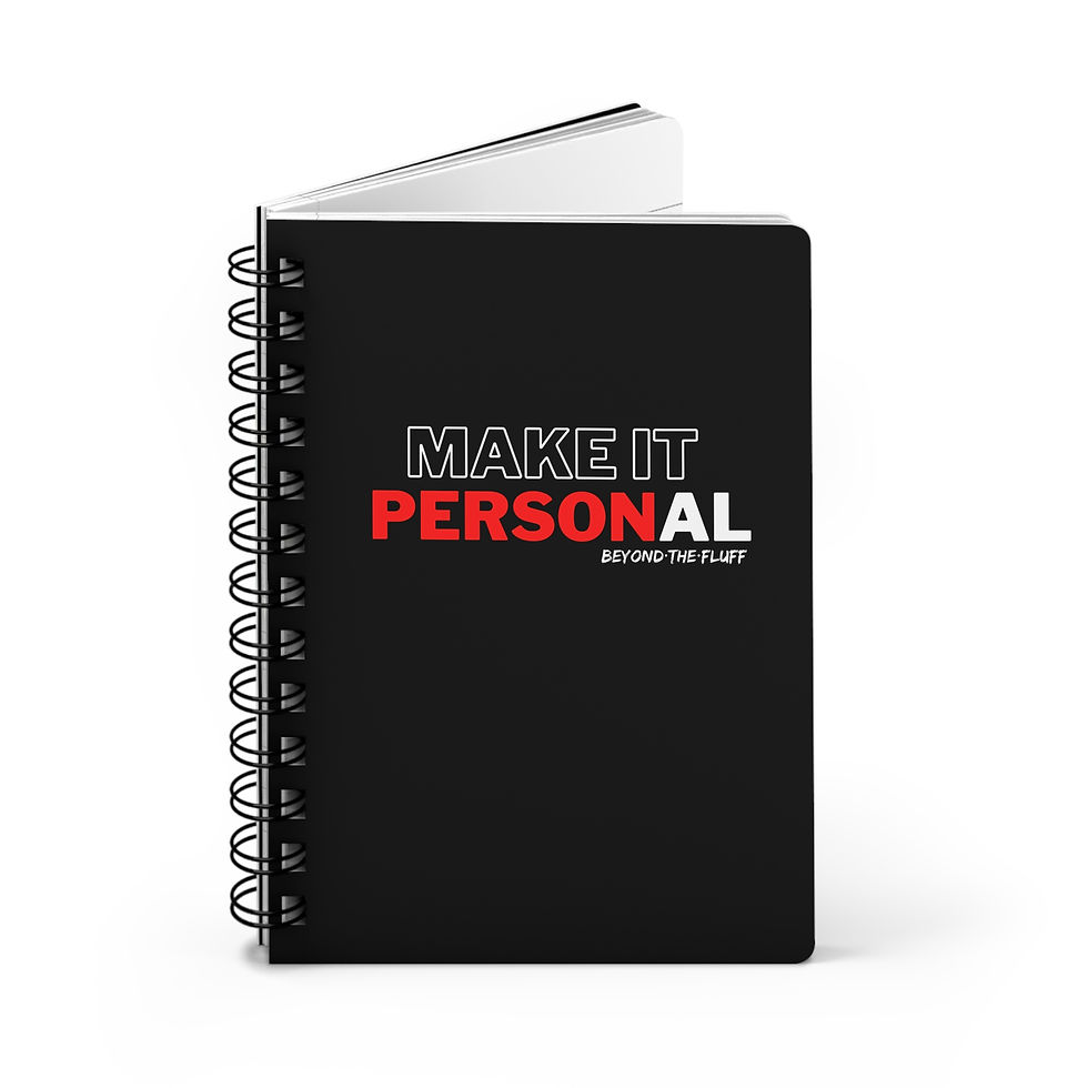 MAKE IT PERSONAL | Spiral Journal