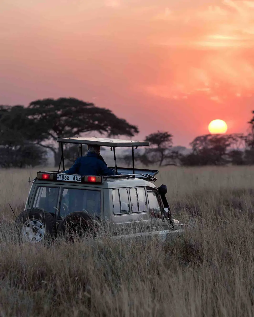Runrise in Serengeti 